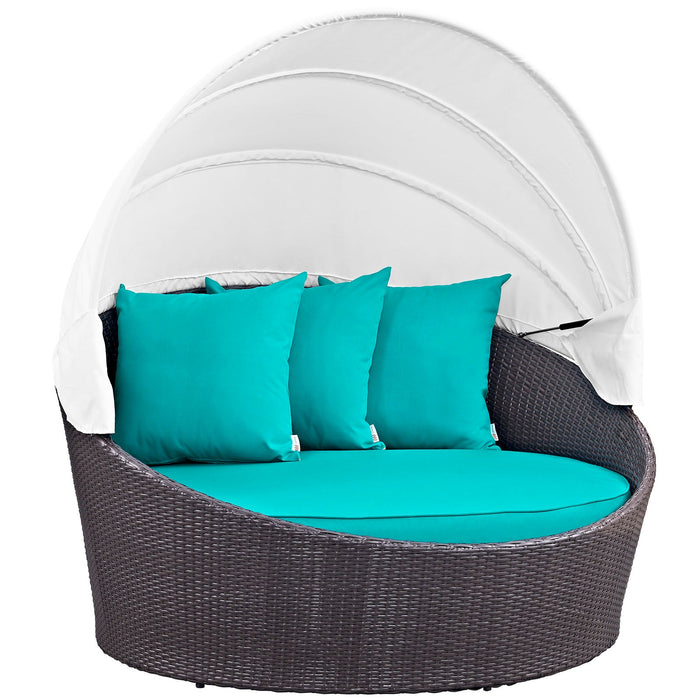 Convene Canopy Outdoor Patio Daybed - view 14