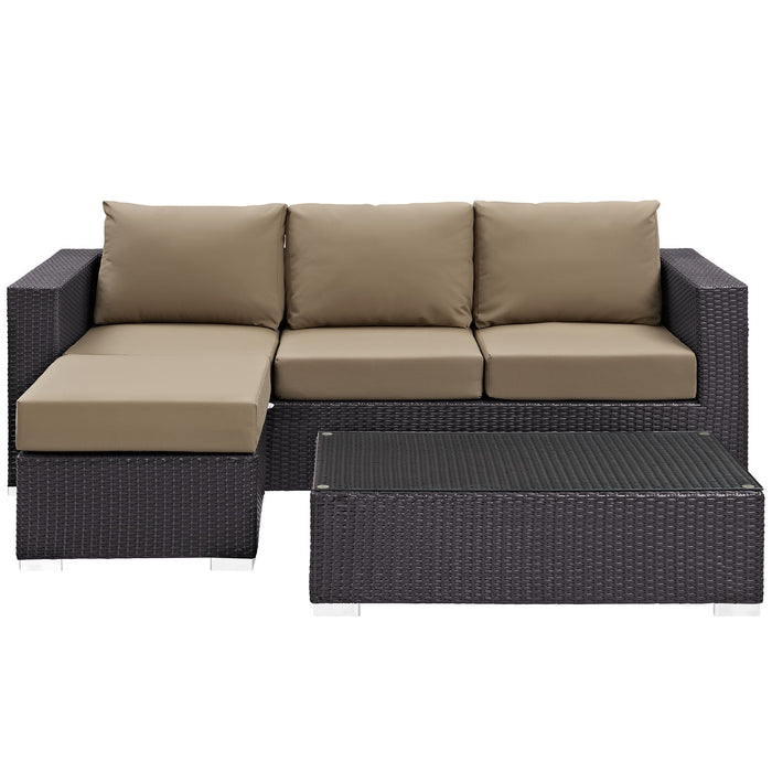 Convene 3 Piece Outdoor Patio Sofa Set - view 14