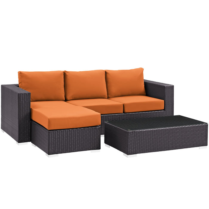 Convene 3 Piece Outdoor Patio Sofa Set - view 17