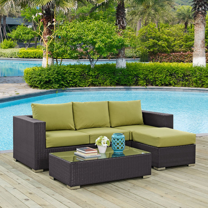 Convene 3 Piece Outdoor Patio Sofa Set - view 22