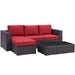 Convene 3 Piece Outdoor Patio Sofa Set - view 31