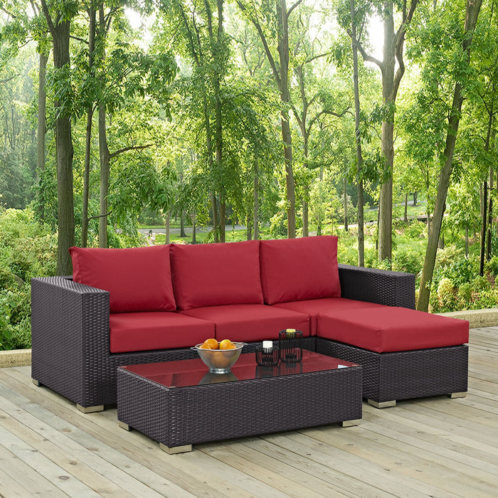 Convene 3 Piece Outdoor Patio Sofa Set - view 29