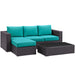 Convene 3 Piece Outdoor Patio Sofa Set - view 38