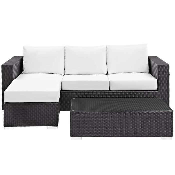 Convene 3 Piece Outdoor Patio Sofa Set - view 53