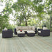 Convene 7 Piece Outdoor Patio Sectional Set by Modway - front view