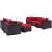 Convene 7 Piece Outdoor Patio Sectional Set by Modway - view 24