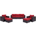 Convene 7 Piece Outdoor Patio Sectional Set by Modway - view 19