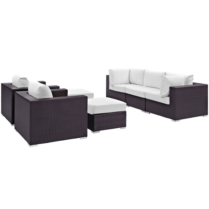 Convene 7 Piece Outdoor Patio Sectional Set by Modway - view 27