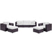 Convene 7 Piece Outdoor Patio Sectional Set outdoor patio furniture set seating detail