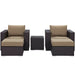 Convene 5 Piece Outdoor Patio Sectional Set - view 14