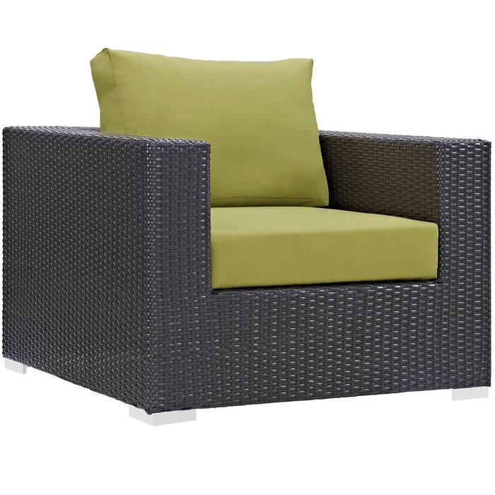 Convene 5 Piece Outdoor Patio Sectional Set - view 18