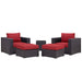 Convene 5 Piece Outdoor Patio Sectional Set - view 22