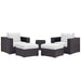 Convene 5 Piece Outdoor Patio Sectional Set - view 35