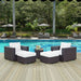 Convene 5 Piece Outdoor Patio Sectional Set - view 34