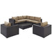 Convene 8 Piece Outdoor Patio Sectional Set by Modway - control panel detail