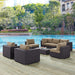 Convene 8 Piece Outdoor Patio Sectional Set by Modway - feature highlight