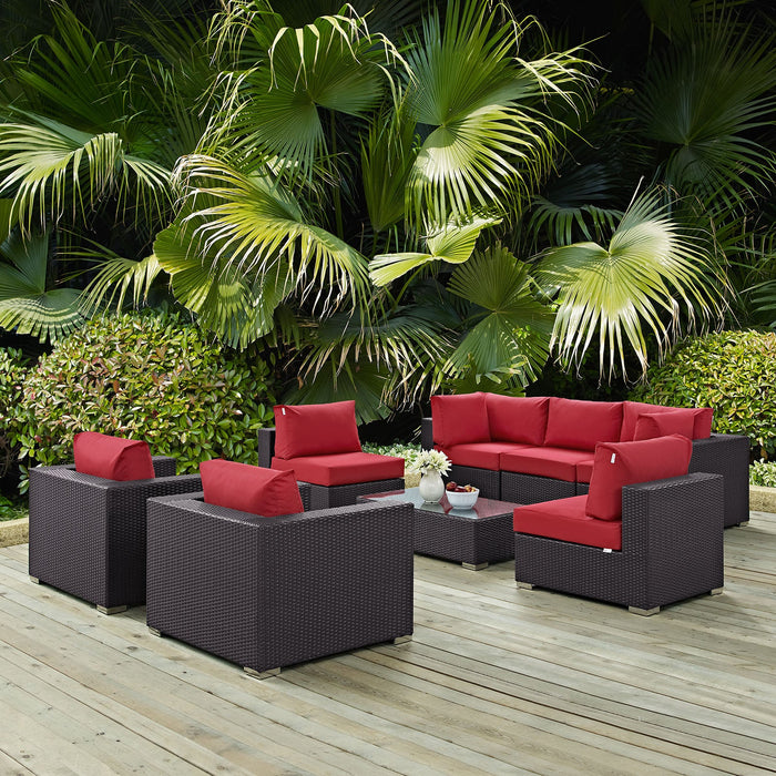 Convene 8 Piece Outdoor Patio Sectional Set by Modway - view 17