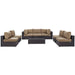Convene 8 Piece Outdoor Patio Sectional Set by Modway - product label