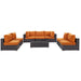 Convene 8 Piece Outdoor Patio Sectional Set by Modway - view 23