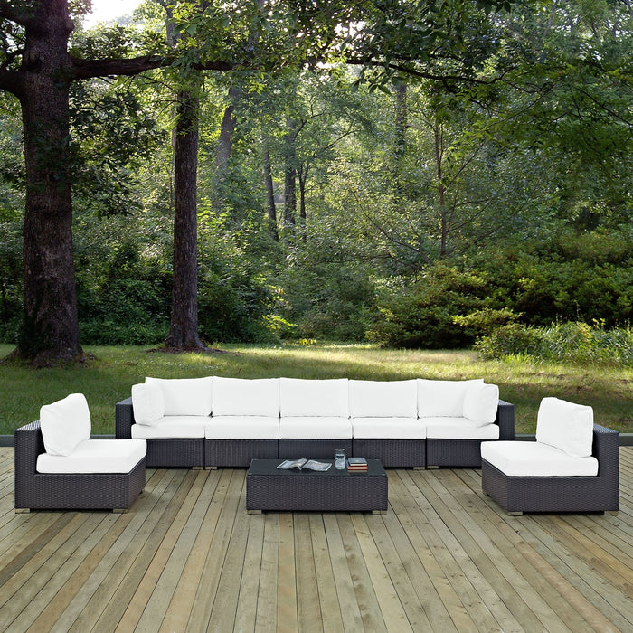 Convene 8 Piece Outdoor Patio Sectional Set outdoor patio furniture set