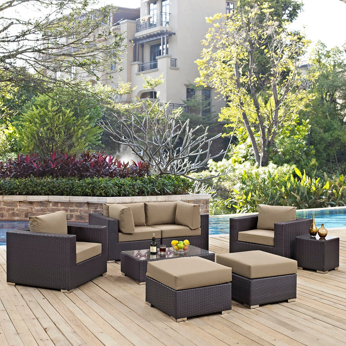 Convene 8 Piece Outdoor Patio Sectional Set by Modway - accessory view