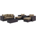 Convene 8 Piece Outdoor Patio Sectional Set by Modway - control panel detail