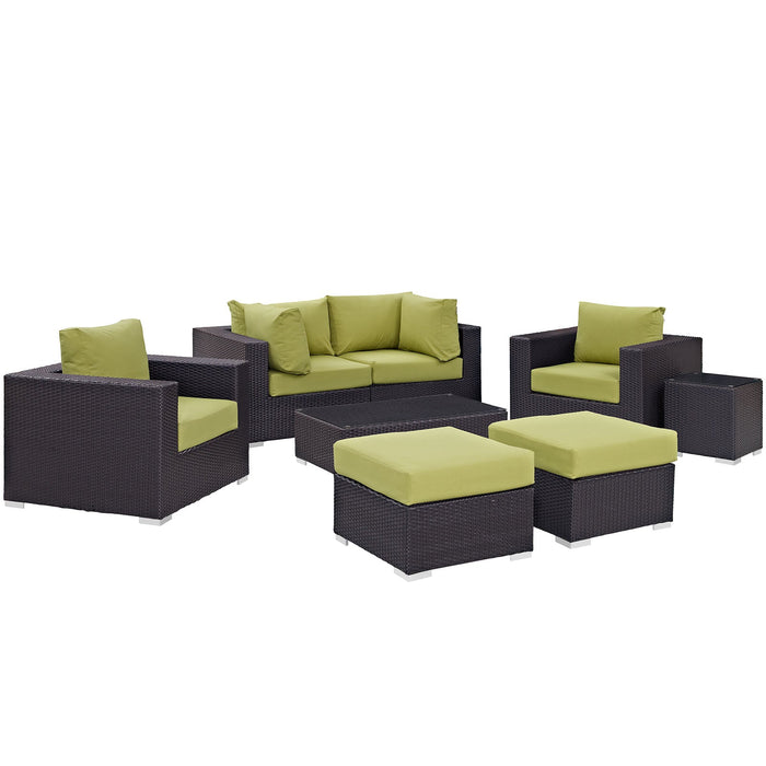 Convene 8 Piece Outdoor Patio Sectional Set by Modway - view 24