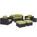 Convene 8 Piece Outdoor Patio Sectional Set by Modway - view 24