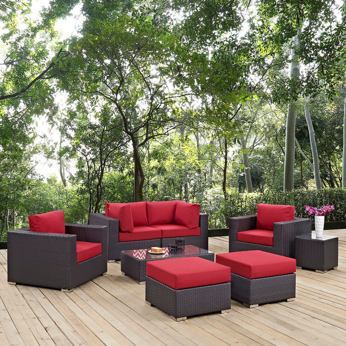 Convene 8 Piece Outdoor Patio Sectional Set outdoor patio furniture set