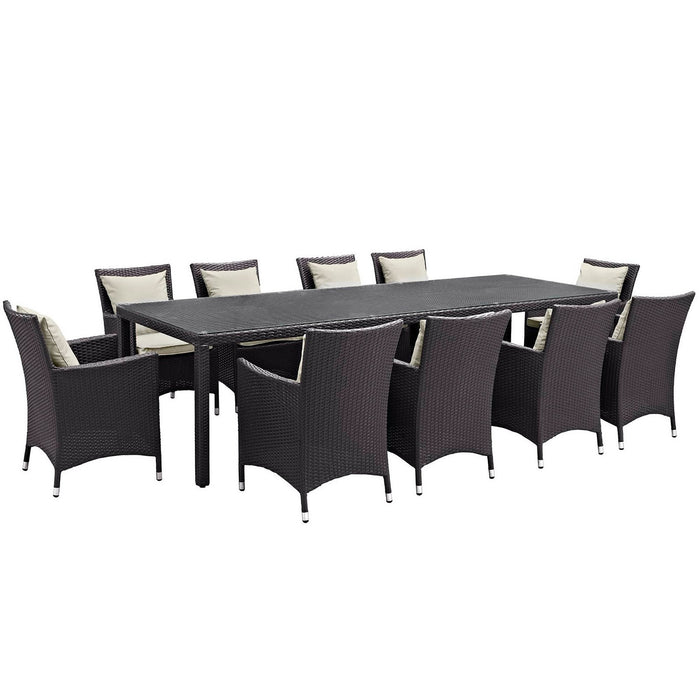 Convene 11 Piece Outdoor Dining Set by Modway - view 16