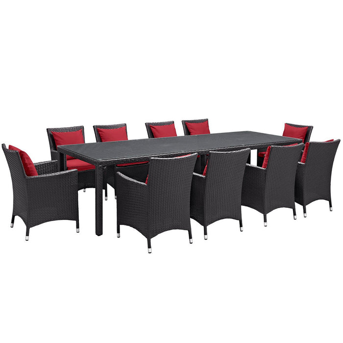 Convene 11 Piece Outdoor Dining Set by Modway - view 23