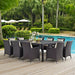Convene 11 Piece Outdoor Dining Set by Modway - alternate view