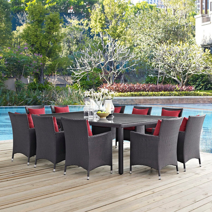 Convene 11 Piece Outdoor Dining Set by Modway - view 22