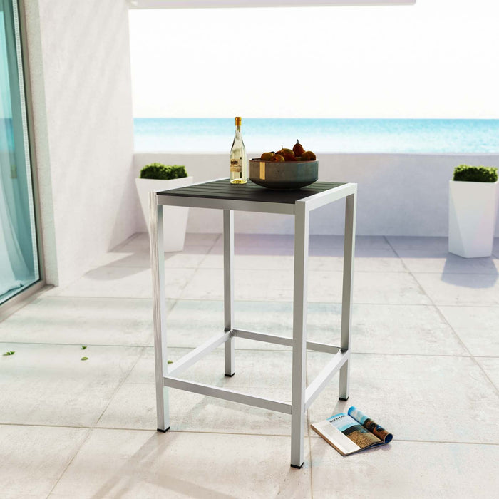 Shore Outdoor Patio Aluminum Bar Table - Modway \outdoor\bar tables