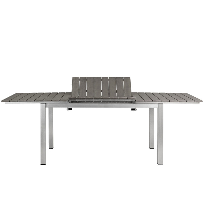 Shore Outdoor Patio Wood Dining Table - view 8