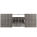 Shore Outdoor Patio Wood Dining Table - view 10