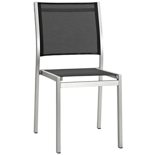 Shore Outdoor Patio Aluminum Side Chair - alternate angle view