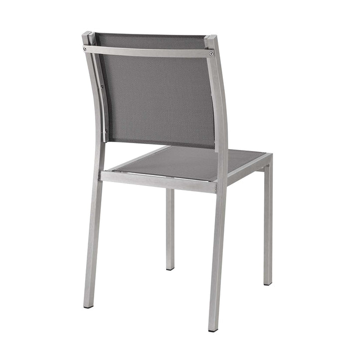 Shore Outdoor Patio Aluminum Side Chair - view 8