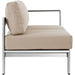 Shore Right-Arm Corner Sectional Outdoor Patio Aluminum Loveseat - detail close-up