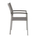 Shore Outdoor Patio Aluminum Dining Chair - view 7