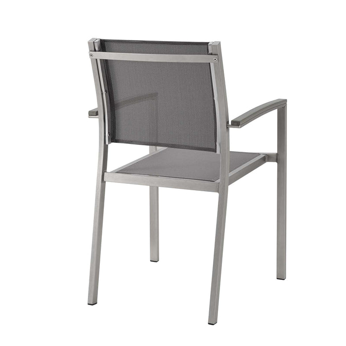 Shore Outdoor Patio Aluminum Dining Chair - view 8