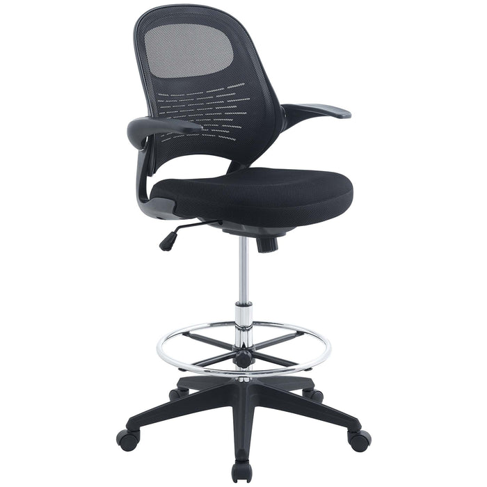 Stealth Drafting Chair Black