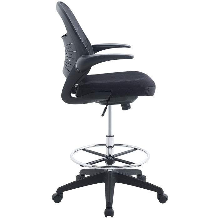 Stealth Drafting Chair Black