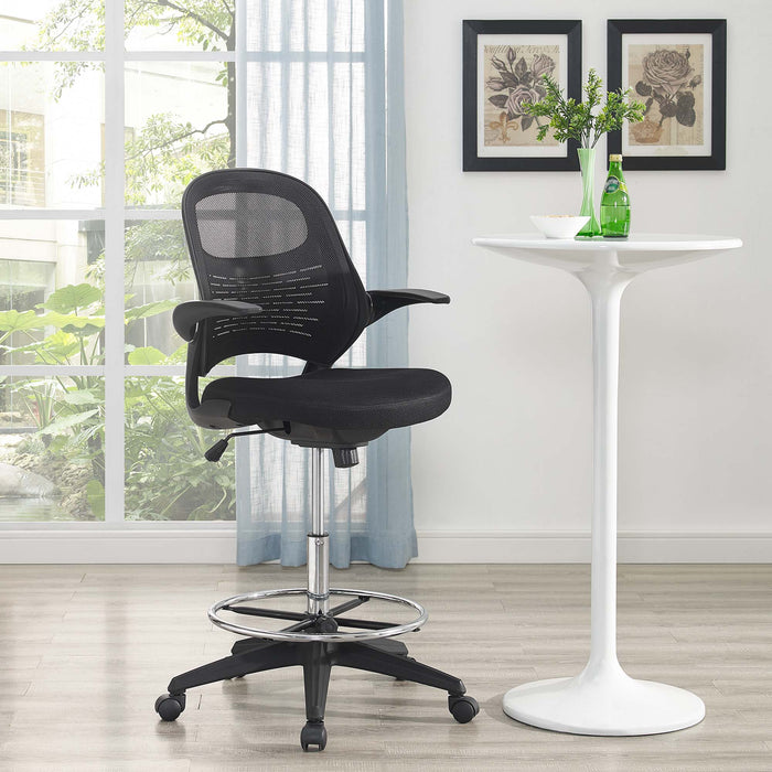 Stealth Drafting Chair Black