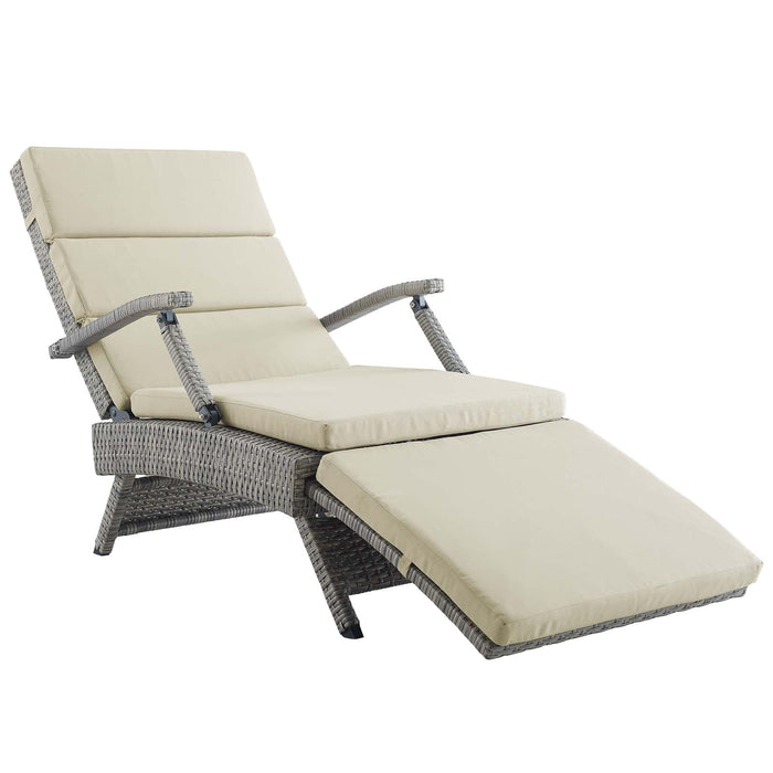 Envisage Chaise Outdoor Patio Wicker Rattan Lounge Chair - view 5
