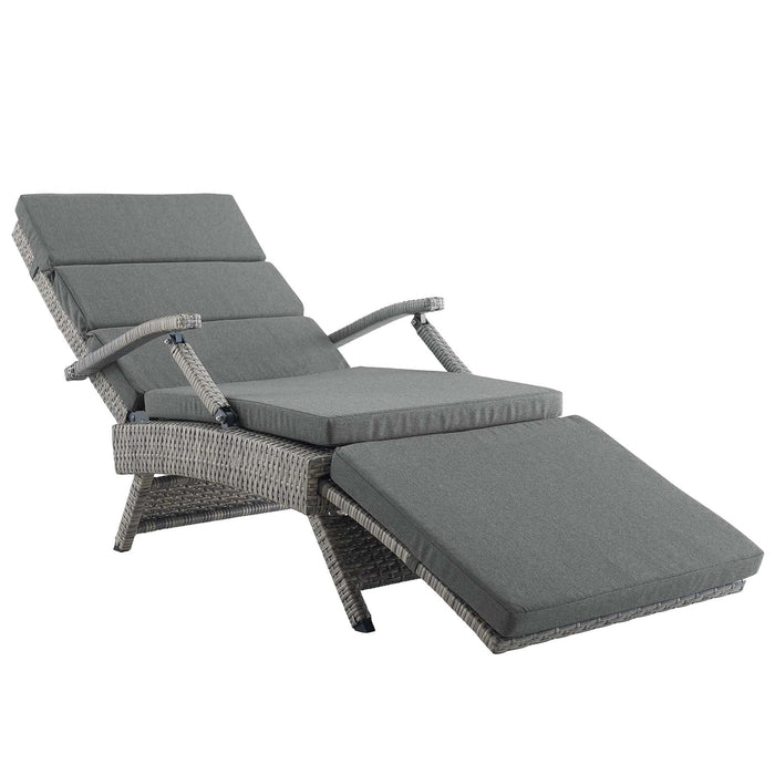 Envisage Chaise Outdoor Patio Wicker Rattan Lounge Chair - view 12