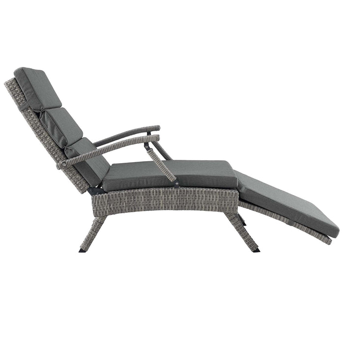 Envisage Chaise Outdoor Patio Wicker Rattan Lounge Chair - view 19