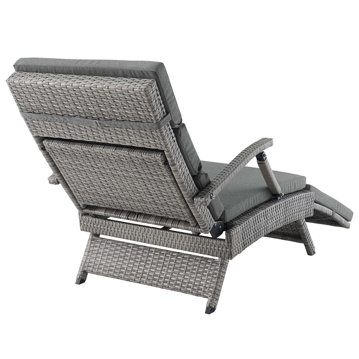 Envisage Chaise Outdoor Patio Wicker Rattan Lounge Chair - view 20