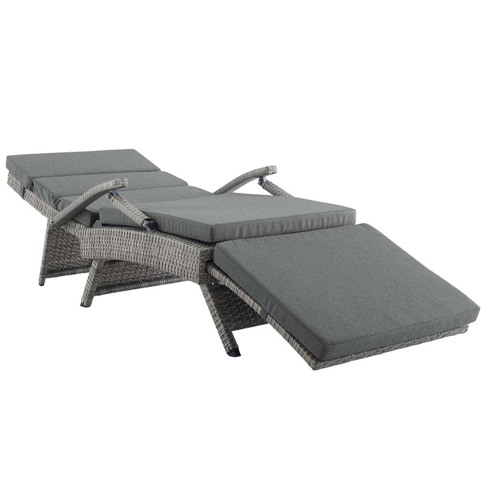 Envisage Chaise Outdoor Patio Wicker Rattan Lounge Chair - view 13