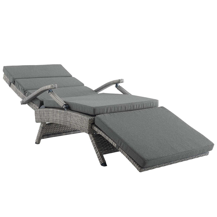 Envisage Chaise Outdoor Patio Wicker Rattan Lounge Chair - view 14